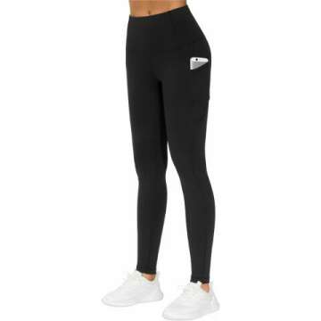 High Waist Yoga Pants with Pockets for Women