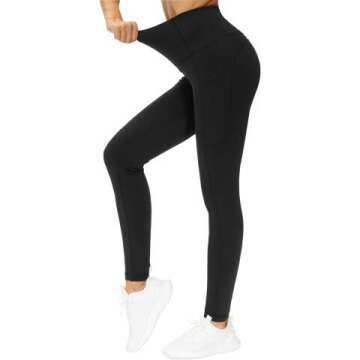 High Waist Yoga Pants with Pockets for Women