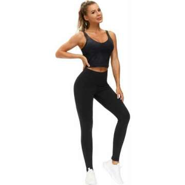 High Waist Yoga Pants with Pockets for Women