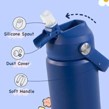 Kids Insulated Water Bottle - Leak-proof & Durable