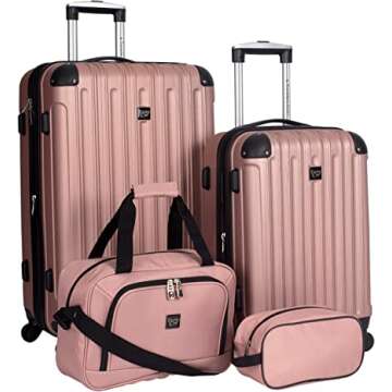 Travelers Club Luggage Piece Rose