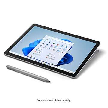 Microsoft Surface Go 3 - 10.5" Touchscreen - Intel® Pentium® Gold - 4GB Memory - 64GB eMMC - Device Only - LTE - Platinum (Latest Model)