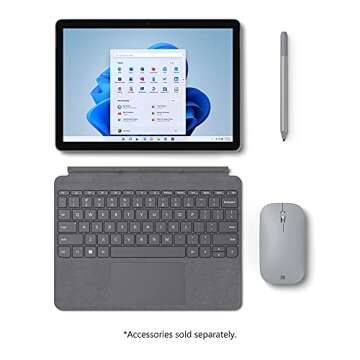 Microsoft Surface Go 3 - 10.5" Touchscreen - Intel® Pentium® Gold - 4GB Memory - 64GB eMMC - Device Only - LTE - Platinum (Latest Model)