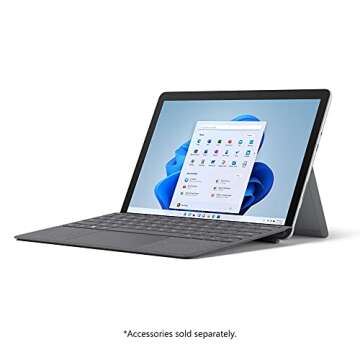 Microsoft Surface Go 3 - 10.5" Touchscreen - Intel® Pentium® Gold - 4GB Memory - 64GB eMMC - Device Only - LTE - Platinum (Latest Model)