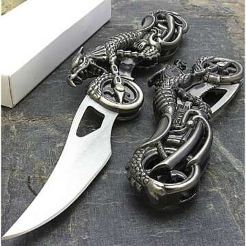 Dragon Biker Blade Knife