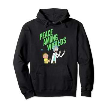 Rick and Morty Peace Among Worlds - Portal Pullover Hoodie