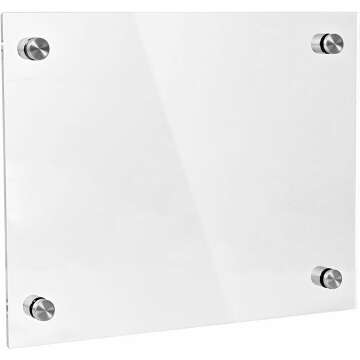 iCAGY Acrylic Dry Erase Board 11" x 14"