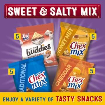 Delicious Sweet & Salty Snack Variety Pack - 20 Bags of Treats!