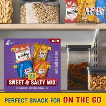 Sweet & Salty Snack Variety Pack - 20 Bags Included