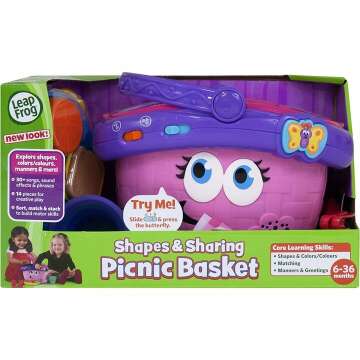 LeapFrog Shapes and Sharing Picnic Basket Learning Toy