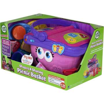 LeapFrog Shapes and Sharing Picnic Basket Learning Toy