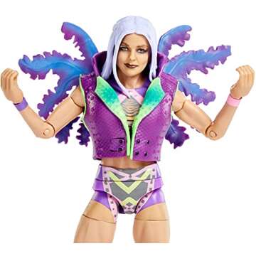 WWE Candice Lerae Elite Collection Series 87 Action Figure 6 in Posable Collectible Gift Fans Ages 8 Years Old and Up​