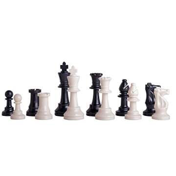 Deluxe Chess Set Combination - Triple Weighted - by US Chess Federation (Forest Green)