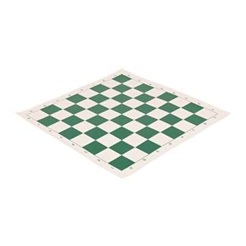 Deluxe Chess Set Combination - Triple Weighted - by US Chess Federation (Forest Green)