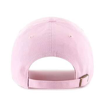 '47 Los Angeles Dodgers Clean Up Dad Hat Baseball Cap - Petal Pink