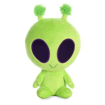 Aurora® Interstellar Galactic Cuties™ Twitch Light Up Alien Stuffed Animal - Cosmic Companions - Illuminating Fun - Green 8 Inches