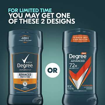 Degree Men Antiperspirant 4-Pack - Freshness & Protection