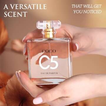 Coco C5 for Women Eau De Parfum - Pure Femininity in a Bottle - Delicate Floral Scents of Jasmine and May Rose - A Fragrance That Will Get You Noticed - Cruelty-Free Perfume Precious Gift for Women