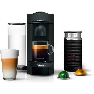 Nespresso VertuoPlus Deluxe Coffee & Espresso Machine - Matte Black