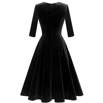 Bbonlinedress Women Vintage Cocktail Dress 1950s Formal Wedding Party 50s 60s Retro Rockabilly Swing Dress