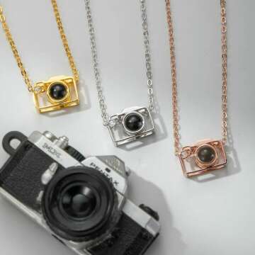 Photo Projection Camera Necklace