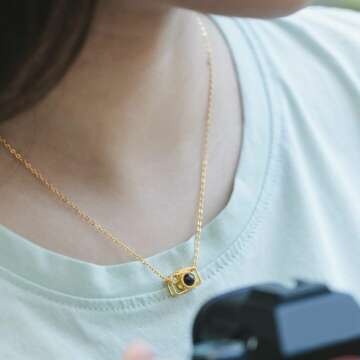 Photo Projection Camera Necklace