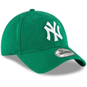 New Era Replica Core Classic Twill 9TWENTY Adjustable Hat Cap (New York Yankees (Green))