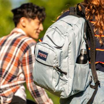 JanSport Laptop Backpack - Computer Bag with 2 Compartments, Ergonomic Shoulder Straps, 15” Laptop Sleeve, Haul Handle - Book Rucksack - Black