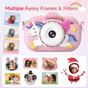 ZUODUN Kids Camera Toys for Girls (3-8 Years) - Fun & Educational