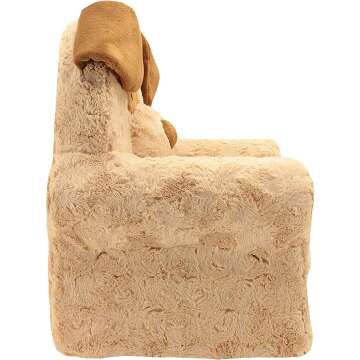 Tan Dog Plush Chair