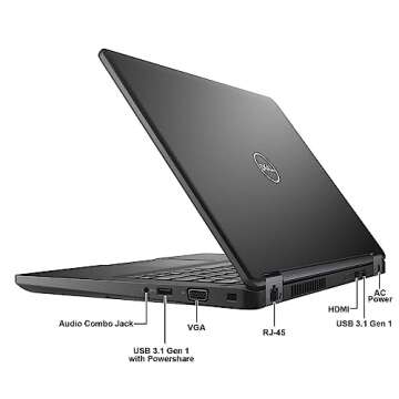 Dell Latitude 5490 14" FHD Laptop Computer, Intel i7-8650U, 16GB DDR4 RAM, 512GB SSD, Windows 10 Pro (Renewed)