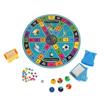 Hasbro Gaming Trivial Pursuit Game: Family Edition Board Game, Family Trivia Games for Adults and Kids, 2+ Players, Ages 8+ (Amazon Exclusive)