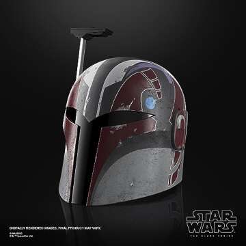 STAR WARS The Black Series Sabine Wren Premium Electronic Helmet with Advanced LED Effects, Ages 14 and Up