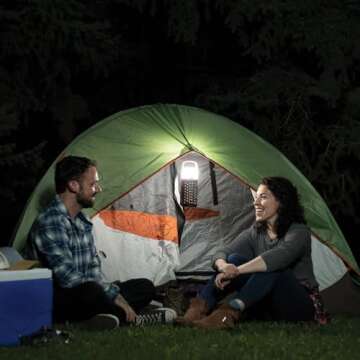 Ontel Battery Daddy Lantern 2-in-1 Ultra-Bright Utility Light and Battery Storage System