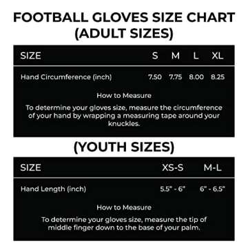 Essential Wear Football Gloves Men - Youth & Adult White Football Gloves - Performance Enhancer Receiver Gloves with Super Tacky Grip for Ultimate Experience - Adult & Youth Sizes