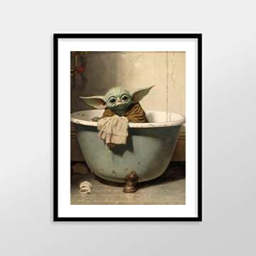 Star Wars Bathroom Art Print - Vintage Giclee Decor