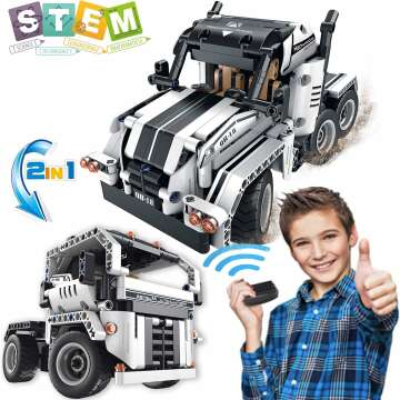 Remote Control Car Building Toys for Kids Ages 7-12