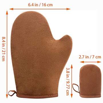 Self Tanning Mitt Applicator Mit Sunless Tanning Mitten Self Tanner Mitt Self Tan Mitt Self Tanner Applicator Mitt Tan Applicator Mitt With Thumb Ultra Soft Tanning Glove Self Tanner Gloves