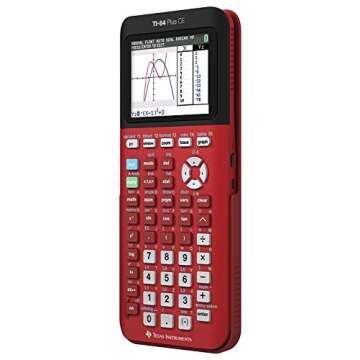 Texas Instruments TI-84 Plus CE Radical Red Graphing Calculator