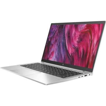 HP Elitebook 845 G7 Laptop, 14.0" FHD(1920 x 1080) Business Laptop, AMD Ryzen 5 PRO 4650U 6-Core, 16 GB RAM, 512 GB SSD, Backlit Keyboard, Windows 10 Pro (Renewed)