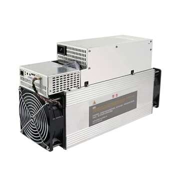 MicroBT Whatsminer M31S+ 82TH/S Bitcoin ASIC Miner(42J/TH, 3444W, 220V, SHA256), High Stability, High Efficient Energy Consumption, Air-Cooling Home Mining Machine for BTC/BCH/BSV, w/PSU (Renewed)