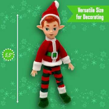 Mini Christmas Elf Dolls - Perfect Holiday Decor