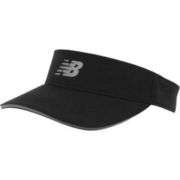 New Balance Men's and Women's Sports Performance Visor, Athletic Performance Wear, Moisture Wicking, One Size Fits Most