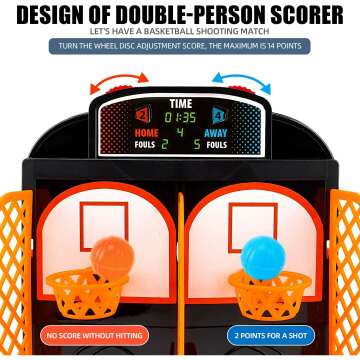 Mini Basketball Game for Kids & Adults - Desktop Fun