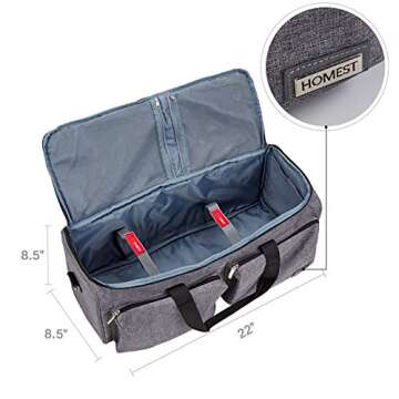 HOMEST Carrying Case Compatible with Cricut Explore Air 2, Cricut Maker, Die Cut Machine Tote, Grey (Patent Design)