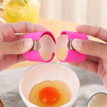 Stainless Steel Eggshell Opener Set for Easy Cracking