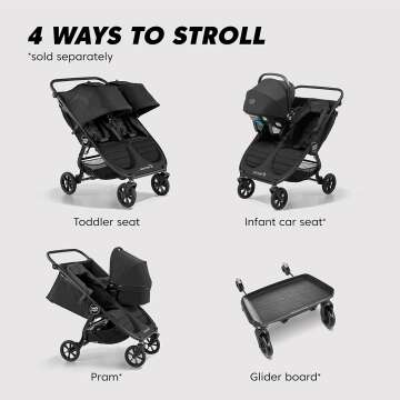 City Mini GT2 All-Terrain Double Stroller - Pike