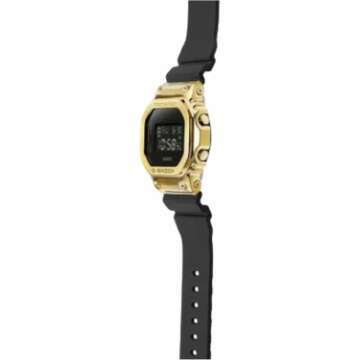 G-Shock Casio Stay Gold Series Digital Metallic Gold and Black Resin Strap Watch | GM-5600G-9