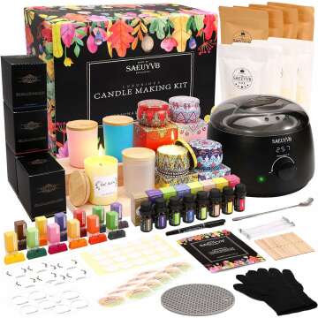 SAEUYVB Candle Making Kit - Complete DIY Set for Adults