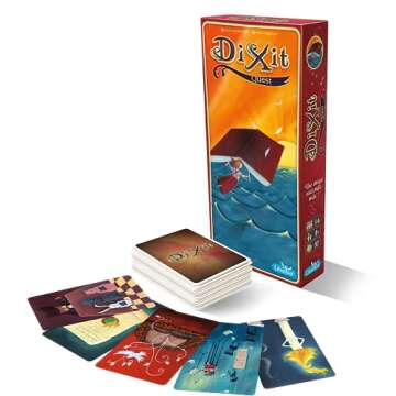 Dixit Quest Board Game - Expand Your Imagination with 84 New Cards! Creative Storytelling Game, Fun Family Game for Kids & Adults, Ages 8+, 3-6 Players, 30 Minute Playtime, Made by Libellud